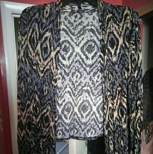 Multicolored spring cardigan